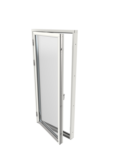 Outline 3-glas Trä, Altandörr helglasad utsida öppen